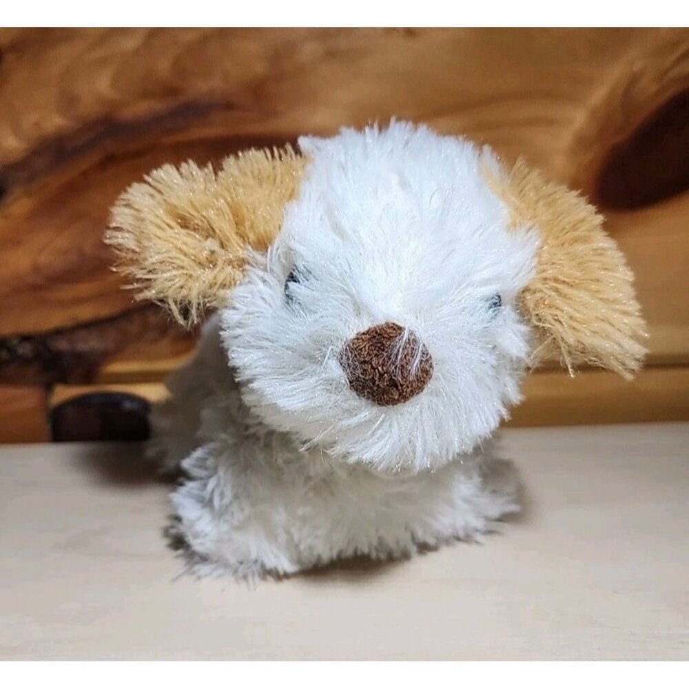 Hug Fun Mini Terrier Dog 6in Brown And White Spots